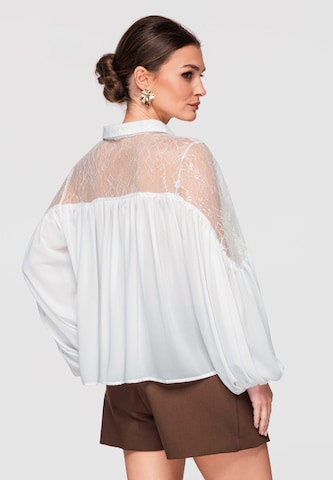 Ombre Blouse 'OW-TS-E0026' in White