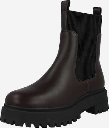 ABOUT YOU Damen - Stiefeletten 'Miley Boots' in Braun: predná strana