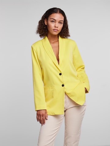 PIECES Blazer 'Abine' in Yellow: front