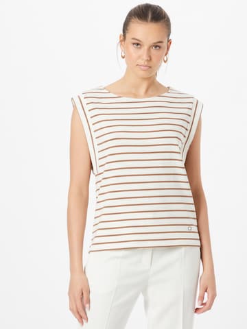 comma casual identity Top in White: front