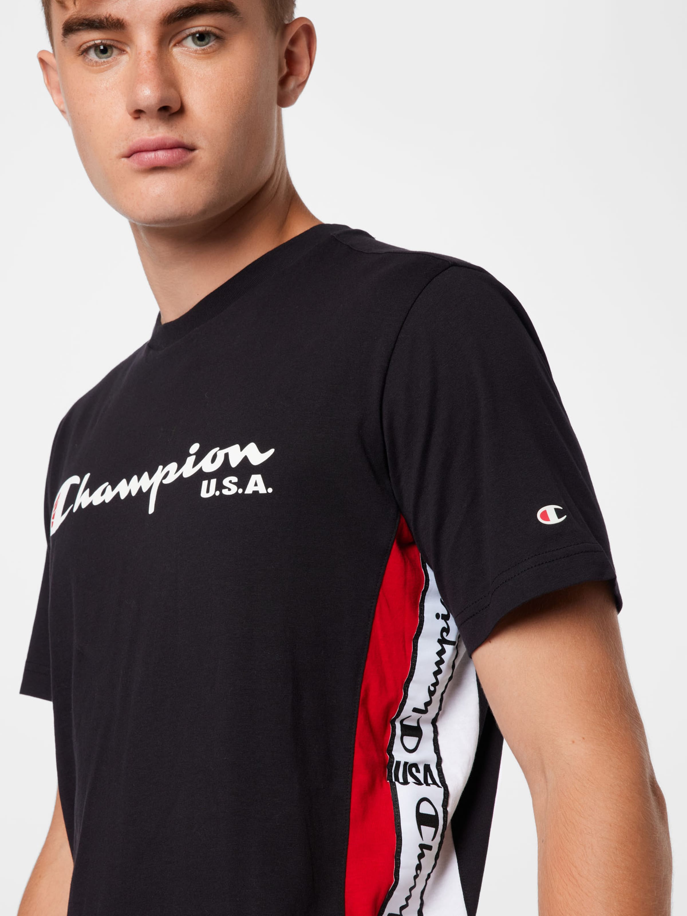 Männer Shirts Champion Authentic Athletic Apparel T-Shirt in Schwarz - RQ35694 Männer Shirts Champion Authentic Athletic Apparel T-Shirt in Schwarz - RQ35694
