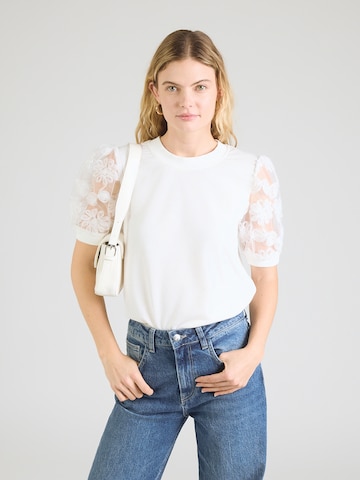 Bluză de molton 'JDYFAIRVIEW' de la JDY pe alb: față