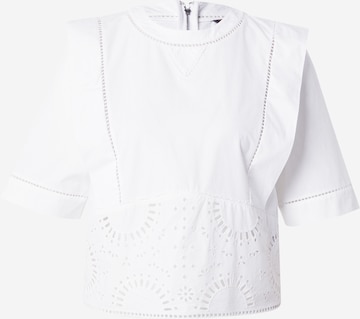 BOSS Orange - Blusa 'Ikara' en blanco: frente