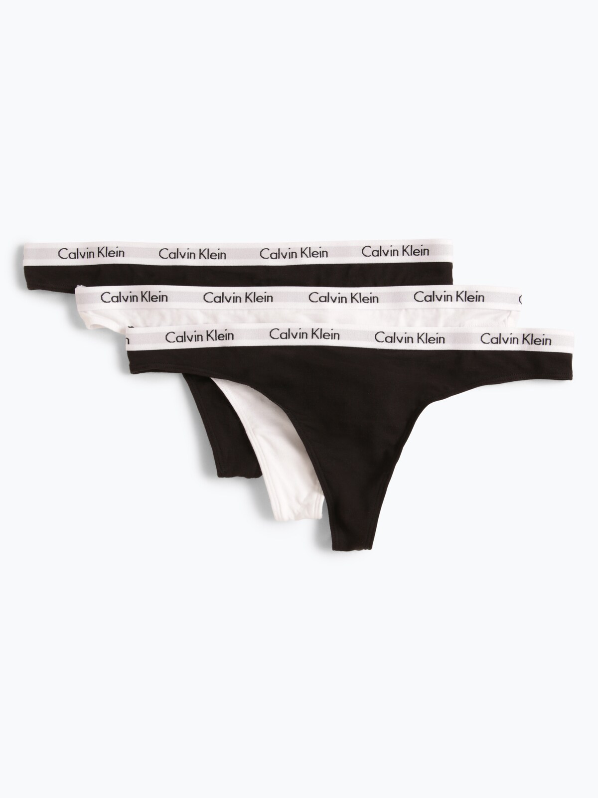 Calvin Klein Underwear String in schwarz / weiß ABOUT YOU