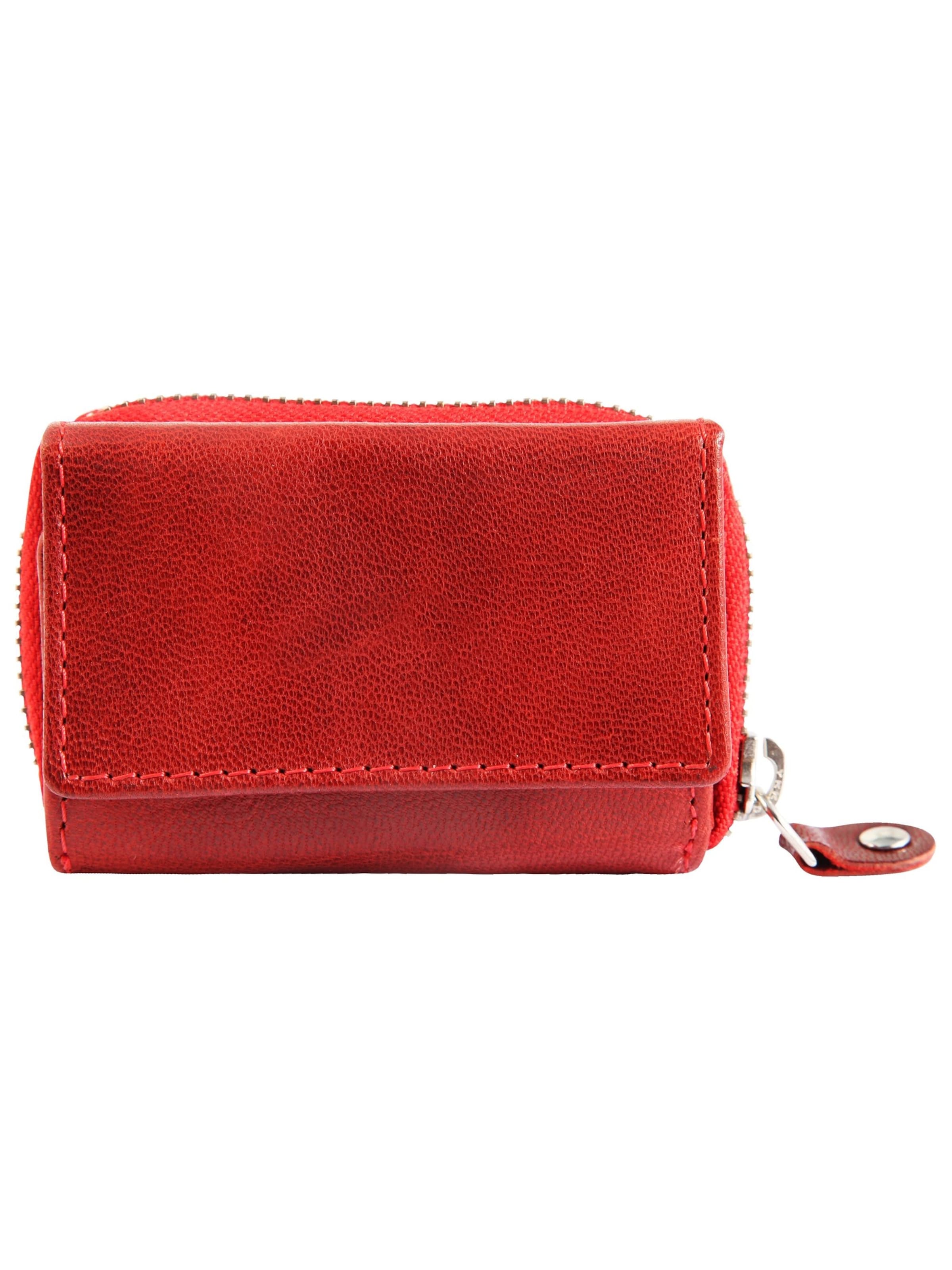 JUST Wallet 'RFID-Schutz' in Red: front
