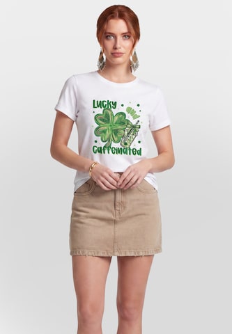 usha FESTIVAL - Camiseta 'Irish' en blanco: frente
