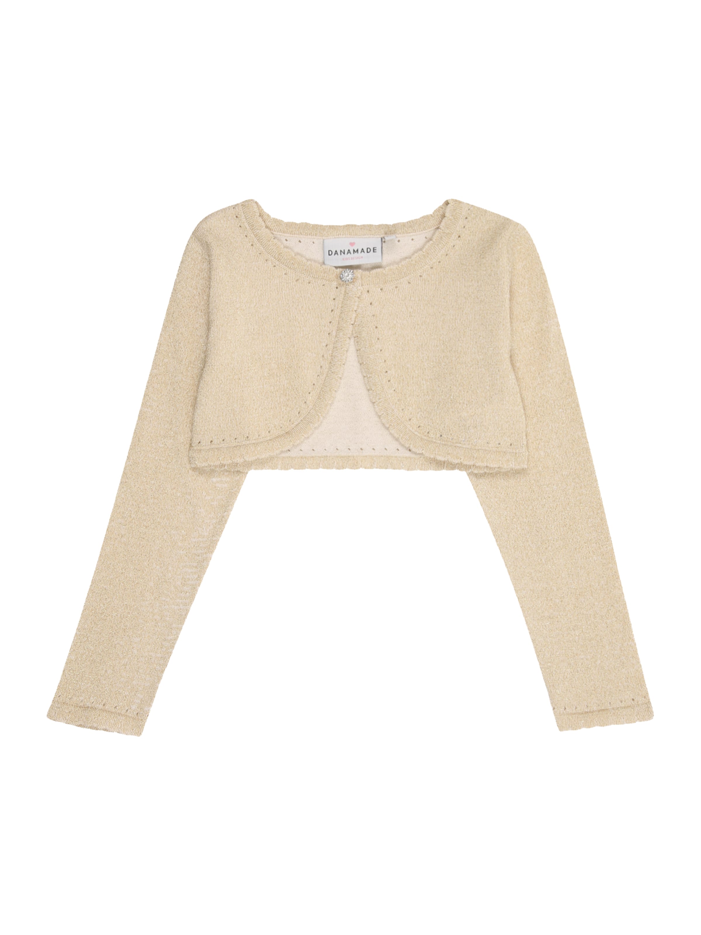 Danamade Knit cardigan in Gold: front