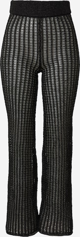 WEEKDAYregular Hlače 'Diana' - crna boja: prednji dio