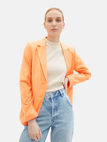 TOM TAILOR Blazer in Orange