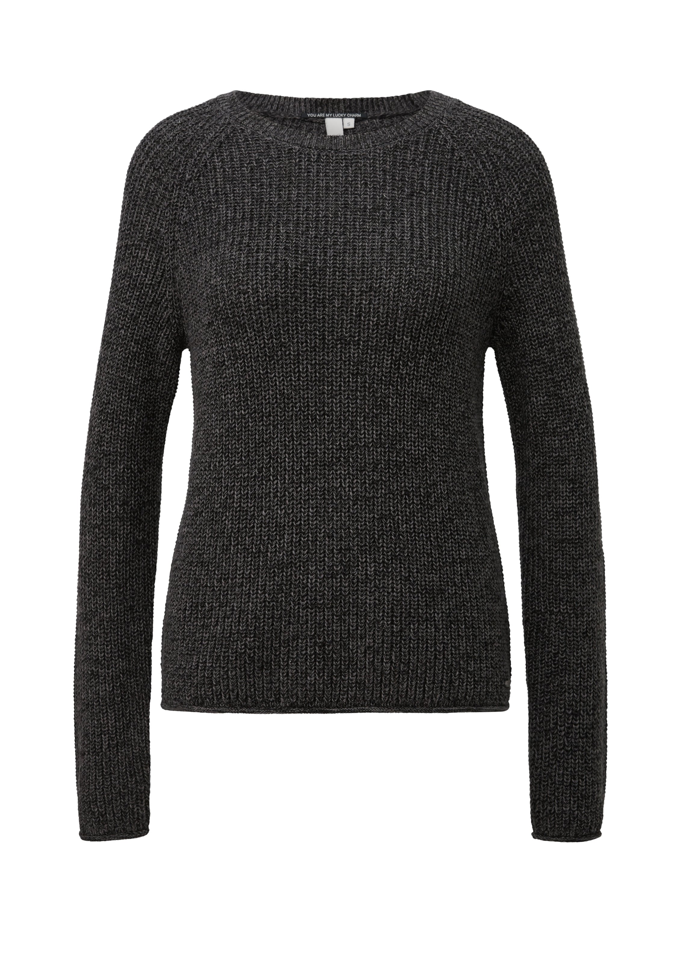 Pullover di QS in grigio: frontale