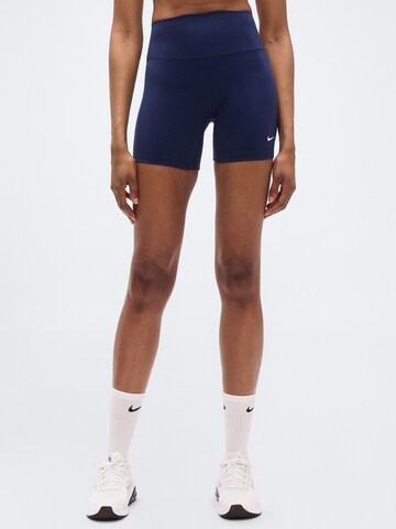 NIKE Skinny Sportnadrágok 'ONE' - kék: elől