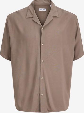 JACK & JONES - Ajuste confortable Camisa 'JJEJeff' en marrón: frente