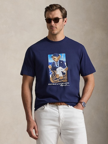 Polo Ralph Lauren Big & Tall Μπλουζάκι σε μπλε: μπροστά