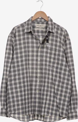 TOM TAILOR Button Up Shirt in XXL in Grey: front