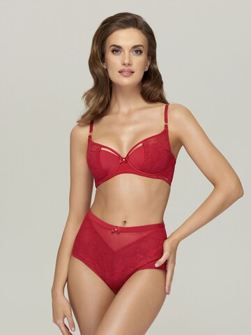 Invisible Soutien-gorge Marc & André en rouge : devant