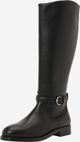 Bottes TOMMY HILFIGER en noir : devant