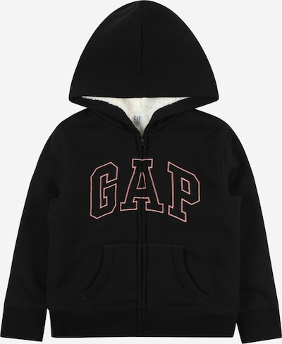 GAP Sudadera con cremallera en rosa / negro, Vista del producto