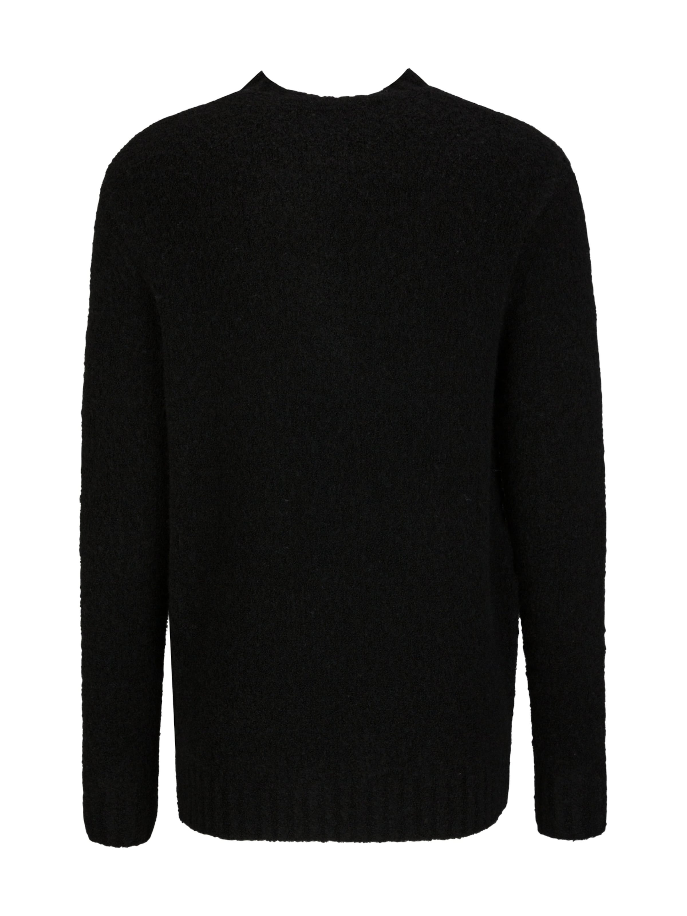 melns 19V69 ITALIA Džemperis 'Enrico Italian'