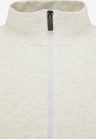 TUFFSKULL Zip-Up Hoodie in White