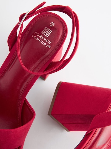 Next Strap sandal 'Forever Comfort' in Red