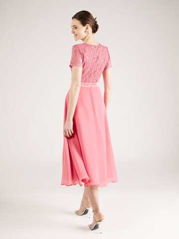 Robe de cocktail SWING en rose