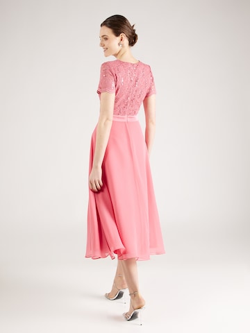 Robe de cocktail SWING en rose