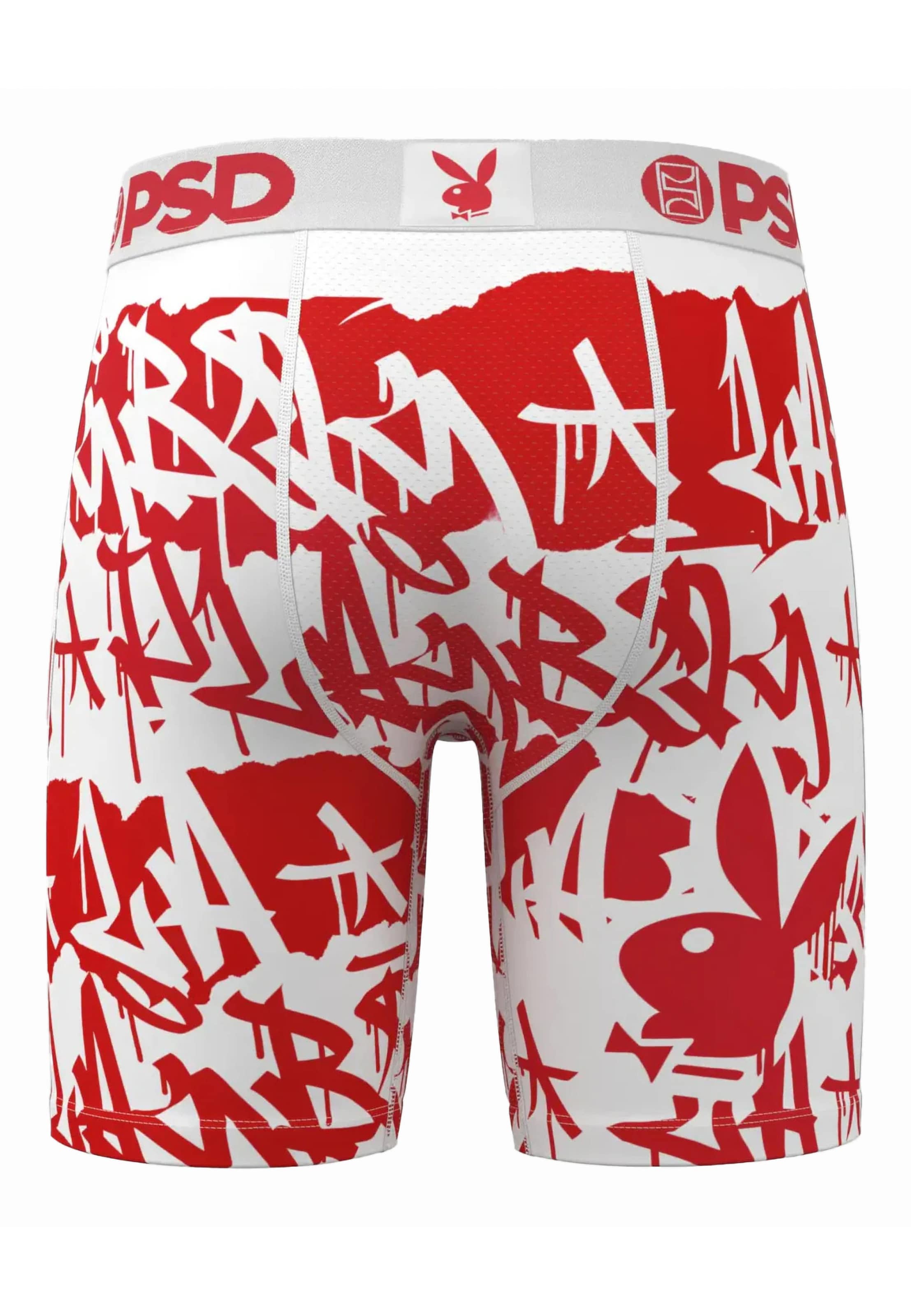 PSD Boxer shorts 'Playboy Red Tags' in White