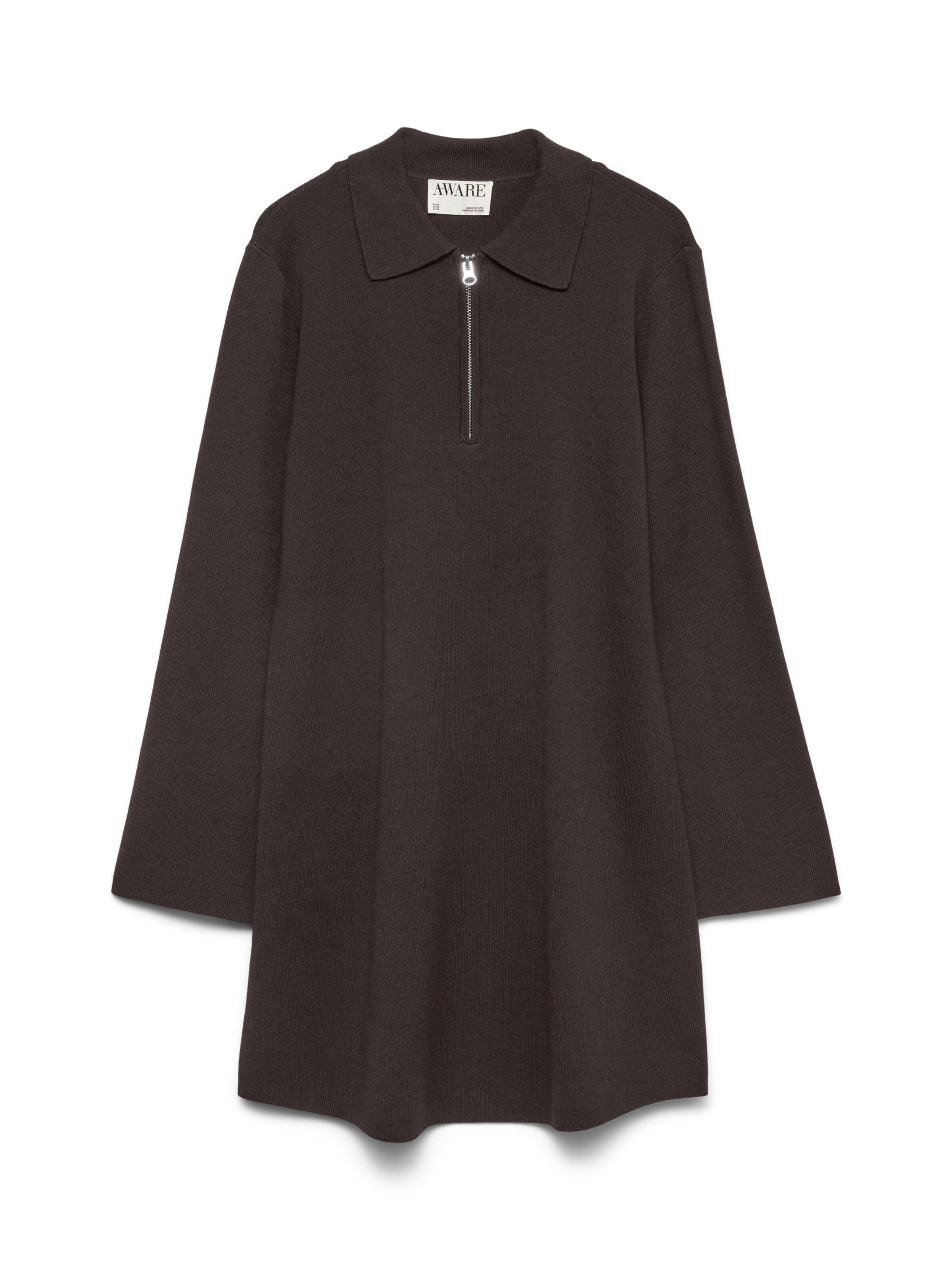 VERO MODA Robes en maille 'AWHanna' en XS en brun foncé, Vue avec produit