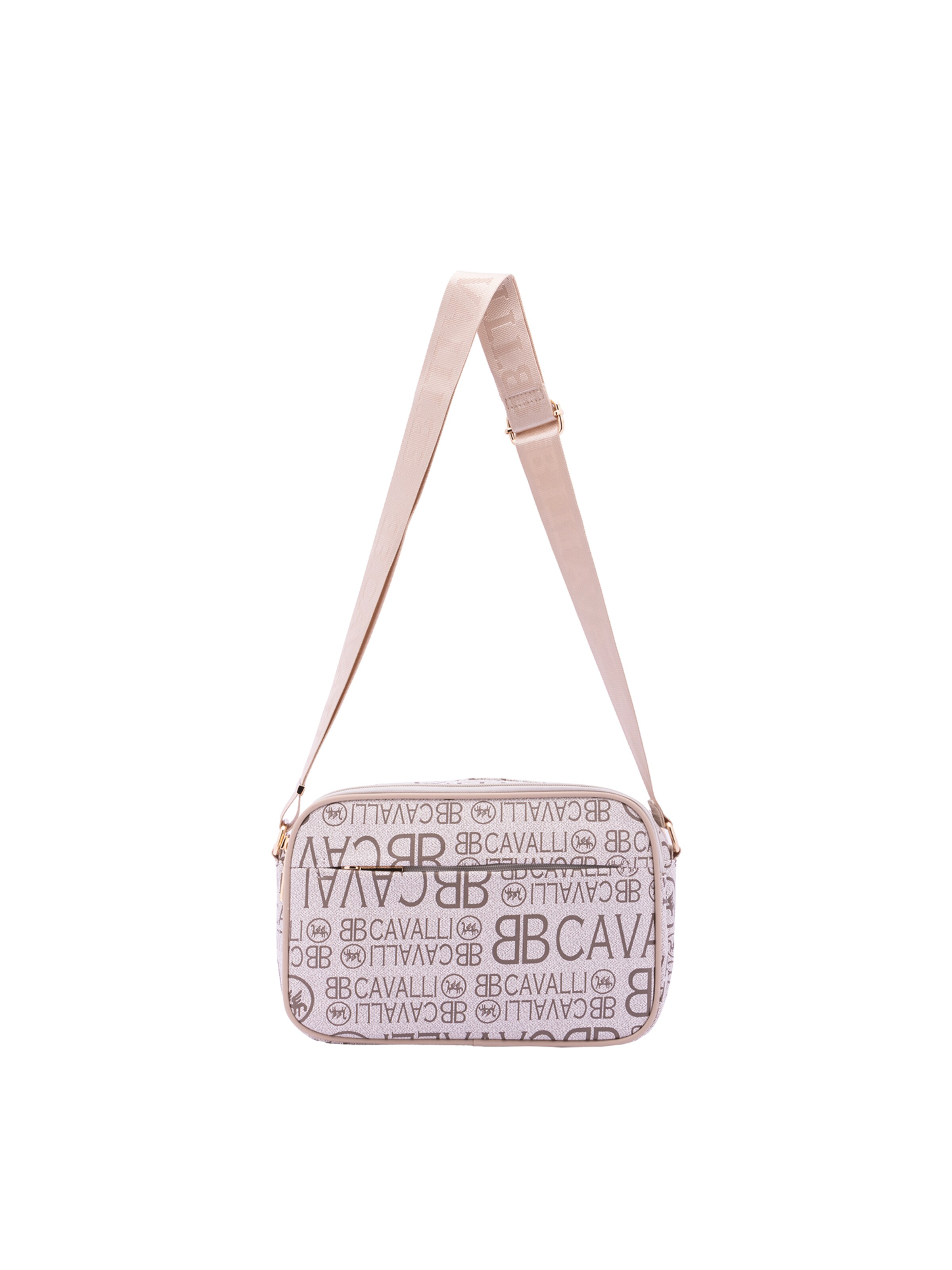 Borsa a tracolla 'Borsa a Tracolla B Cavalli Donna con Zip e Tasche Regolabile Nera' di B. Cavalli in arancione: frontale