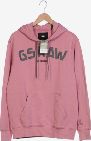 G-Star RAW Sweatshirt & Zip-Up Hoodie in L in Pink: front