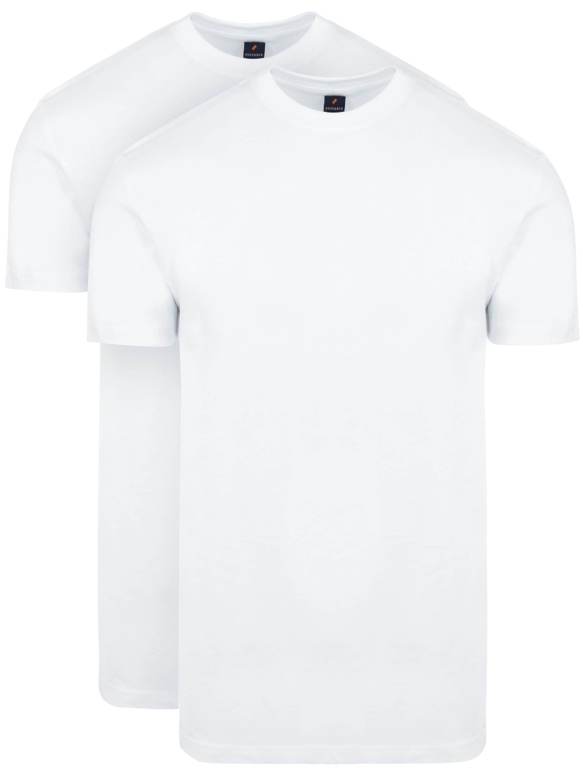 Maillot de corps 'Obra' Suitable en blanc : devant