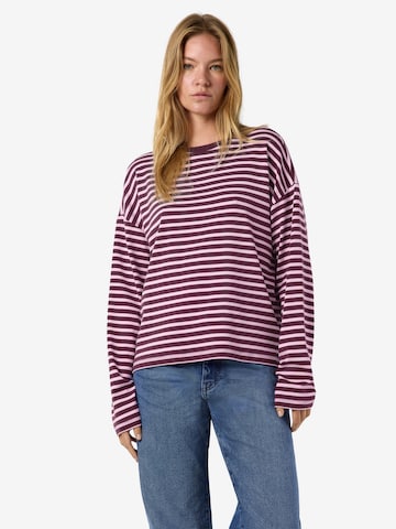 Noisy may Shirt 'NMMOCCA' in Purple: front