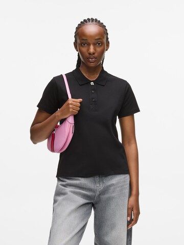 Karl LagerfeldMajica 'Ikon' - crna boja: prednji dio