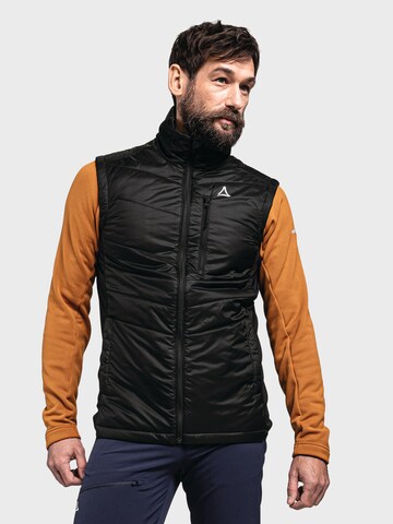 Schöffel Sportbodywarmer 'Stams' in Zwart: voorkant