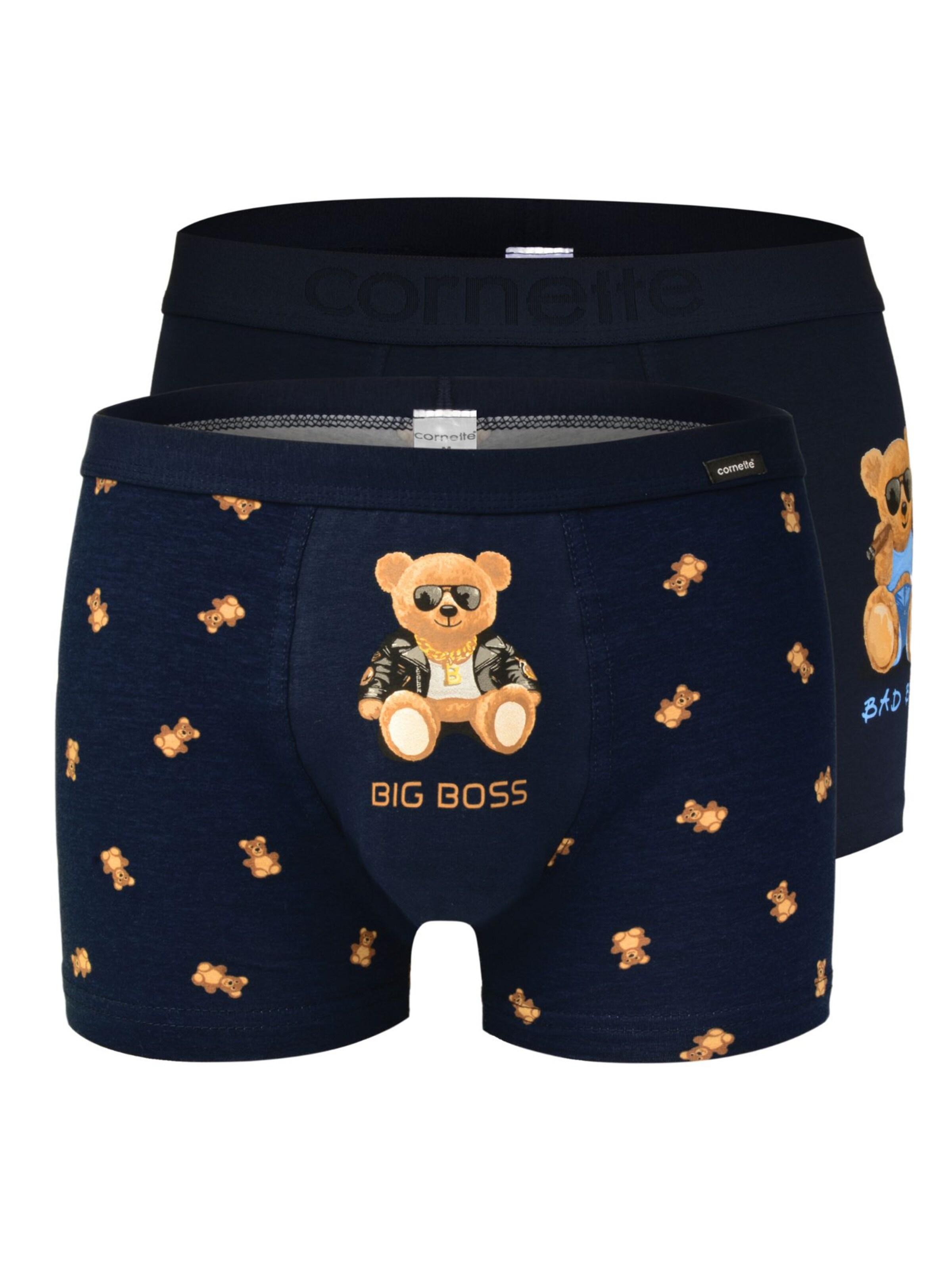 Cornette - Calzoncillo boxer en azul: frente