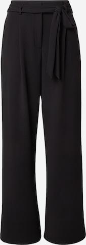 VILA Широкий Брюки со складками 'VIHILDA' в Черный: спереди