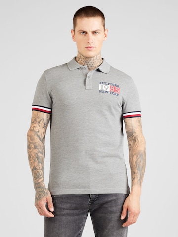 TOMMY HILFIGER Shirt 'New York' in Grey: front