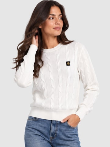 Refrigiwear Sweter 'NALA' w kolorze biały