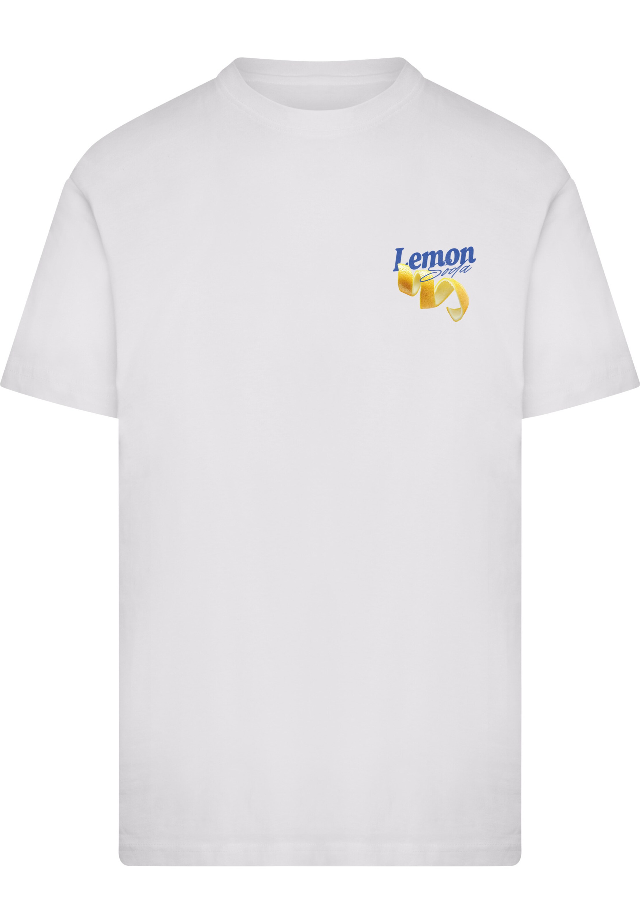 Mister Tee Shirt 'Lemon Soda' in White: front