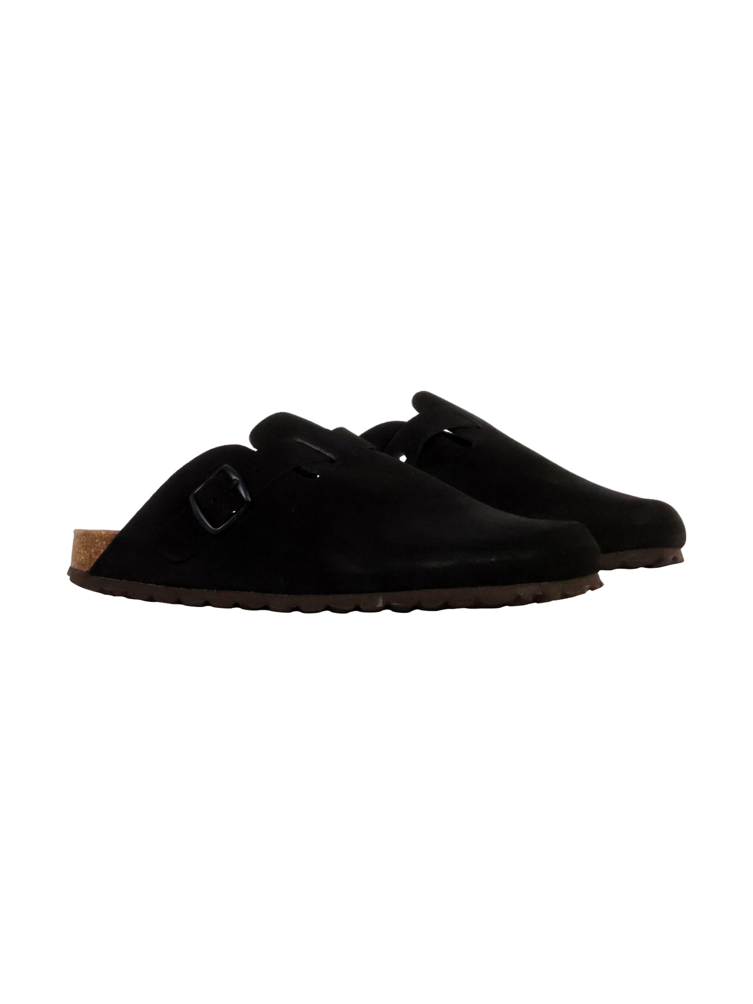 The Divine Factory Pantolette 'Joasis-Lederpantoletten'‌‌‌‌‌‌ in Schwarz