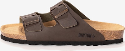 Šlepetės 'Atlas' iš Bayton, spalva – šokolado spalva / juoda, Prekių apžvalga