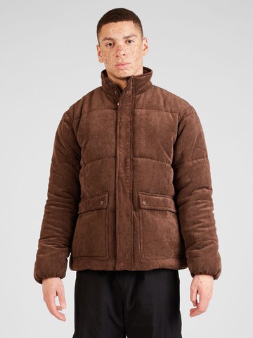 Only & Sons Between-season jacket 'CASH' in Brown: front
