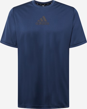 T-Shirt fonctionnel ADIDAS SPORTSWEAR en bleu : devant