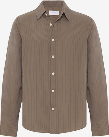 Antioch Regularny krój Koszula w kolorze brązowy: przód