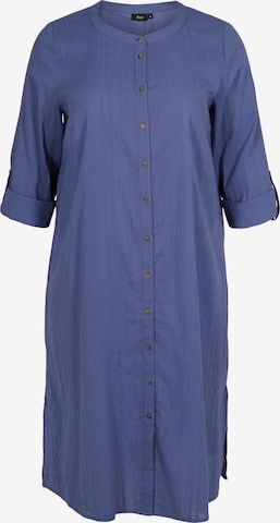 Zizzi Shirt Dress 'Kalid' in Blue: front