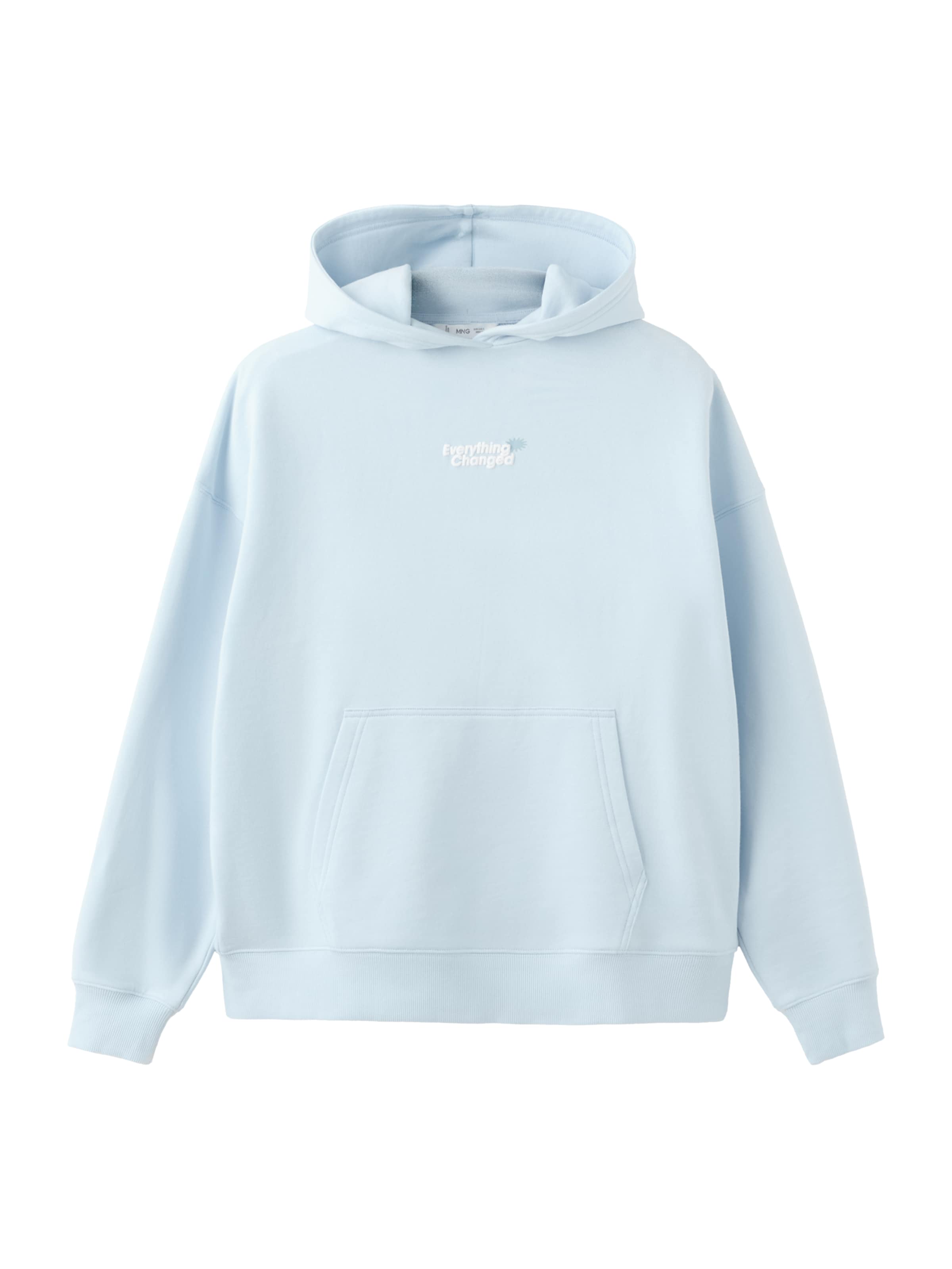 MANGO TEEN Majica 'PLOT' | modra barva: sprednja stran