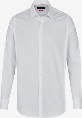 HECHTER PARIS Regular fit Zakelijk overhemd 'Xtension' in Wit: voorkant