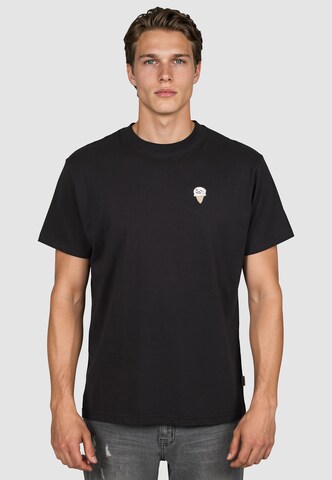 T-Shirt Kleinigkeit en noir : devant