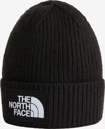 mėlyna THE NORTH FACE Megzta kepurė 'BABY LOGO BOX BEANIE': priekis