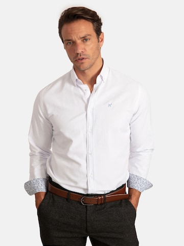 Williot Regular fit Overhemd in Wit: voorkant
